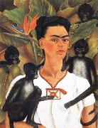 Frida Kahlo Self-Portrait with Monkeys china oil painting reproduction